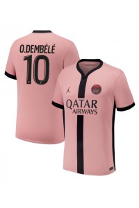 Paris Saint-Germain Ousmane Dembele #10 Jalkapallovaatteet Kolmaspaita 2024-25 Lyhythihainen